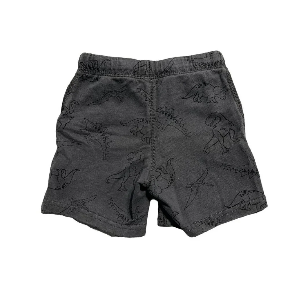 Carter's 2T Grey Dinosaur Shorts